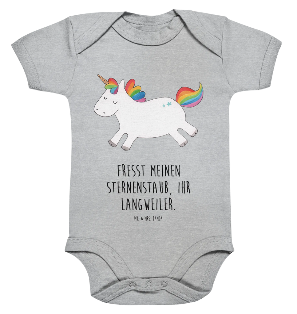 Organic Baby Body Einhorn Happy Babykleidung, Babystrampler, Strampler, Wickelbody, Baby Erstausstattung, Junge, Mädchen, Einhorn, Einhörner, Einhorn Deko, Pegasus, Unicorn, glücklich, fröhlich, Spaß, Freude, Lebensfreude, witzig, spannend, Lächeln, Lachen