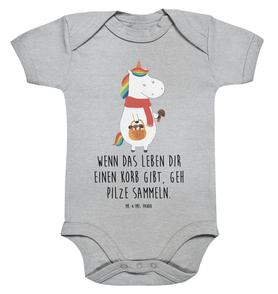 Organic Baby Body Einhorn Pilz Babykleidung, Babystrampler, Strampler, Wickelbody, Baby Erstausstattung, Junge, Mädchen, Einhorn, Einhörner, Einhorn Deko, Pegasus, Unicorn, Pilze, Pilzsammler, Motivation, Spruch, Liebeskummer