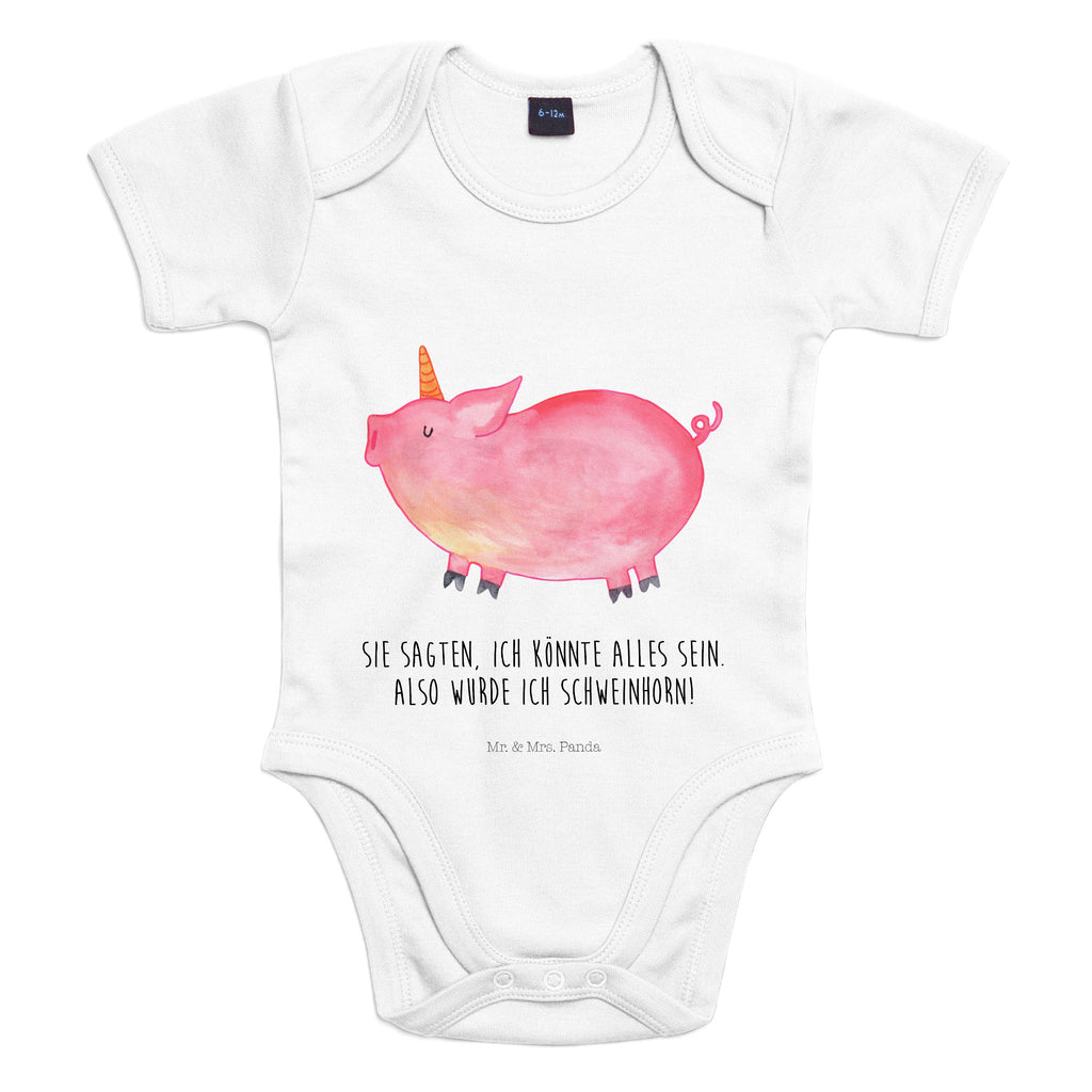 Organic Baby Body Einhorn Schwein Babykleidung, Babystrampler, Strampler, Wickelbody, Baby Erstausstattung, Junge, Mädchen, Einhorn, Einhörner, Einhorn Deko, Pegasus, Unicorn, Party, Spaß, Schwein, Schweinhorn, Bauer, witzig. lustig, Spruch, geschenk, Pig, Piggy, funny, english, englisch