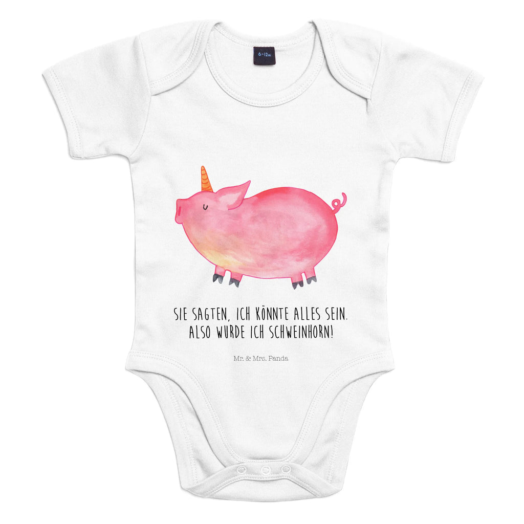 Organic Baby Body Einhorn Schwein Babykleidung, Babystrampler, Strampler, Wickelbody, Baby Erstausstattung, Junge, Mädchen, Einhorn, Einhörner, Einhorn Deko, Pegasus, Unicorn, Party, Spaß, Schwein, Schweinhorn, Bauer, witzig. lustig, Spruch, geschenk, Pig, Piggy, funny, english, englisch