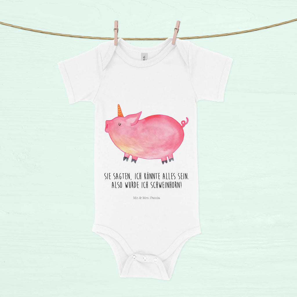 Organic Baby Body Einhorn Schwein Babykleidung, Babystrampler, Strampler, Wickelbody, Baby Erstausstattung, Junge, Mädchen, Einhorn, Einhörner, Einhorn Deko, Pegasus, Unicorn, Party, Spaß, Schwein, Schweinhorn, Bauer, witzig. lustig, Spruch, geschenk, Pig, Piggy, funny, english, englisch