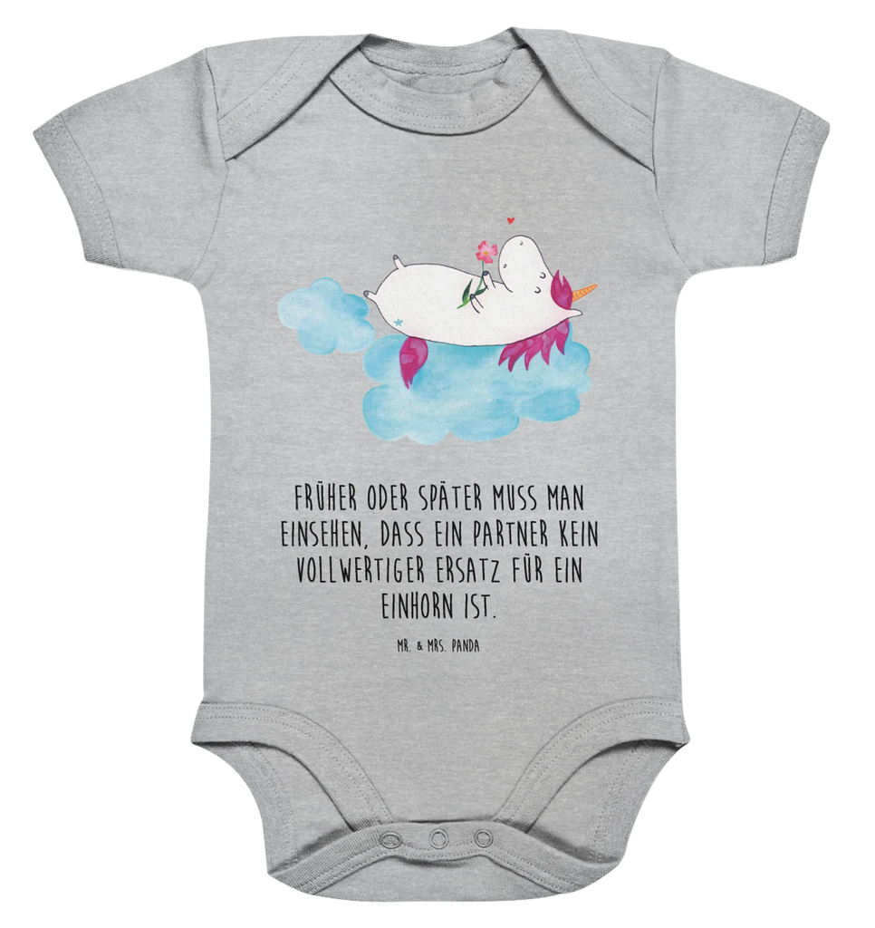 Organic Baby Body Einhorn Verliebt Babykleidung, Babystrampler, Strampler, Wickelbody, Baby Erstausstattung, Junge, Mädchen, Einhorn, Einhörner, Einhorn Deko, Unicorn, verliebt, Liebe, Liebesbeweis, Freundin, Wolke