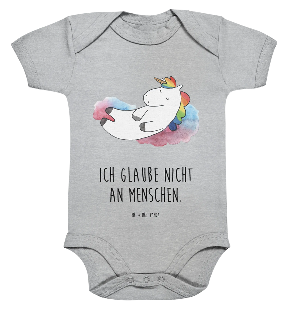 Organic Baby Body Einhorn Wolke 7 Babykleidung, Babystrampler, Strampler, Wickelbody, Baby Erstausstattung, Junge, Mädchen, Einhorn, Einhörner, Einhorn Deko, Unicorn, verliebt, Menschen, witzig, lustig, Geschenk, Glaube, Realität, Lächeln