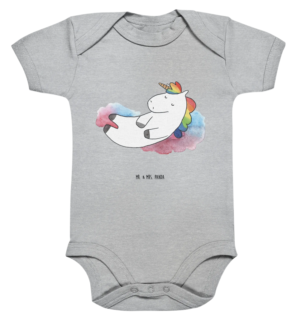 Organic Baby Body Einhorn Wolke 7 Babykleidung, Babystrampler, Strampler, Wickelbody, Baby Erstausstattung, Junge, Mädchen, Einhorn, Einhörner, Einhorn Deko, Unicorn, verliebt, Menschen, witzig, lustig, Geschenk, Glaube, Realität, Lächeln