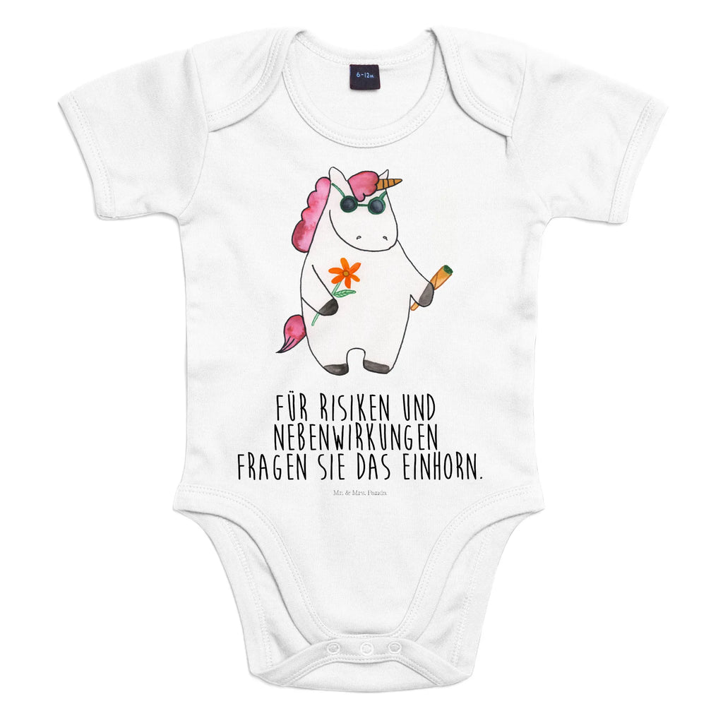 Organic Baby Body Einhorn Woodstock Babykleidung, Babystrampler, Strampler, Wickelbody, Baby Erstausstattung, Junge, Mädchen, Einhorn, Einhörner, Einhorn Deko, Pegasus, Unicorn, Kiffen, Joint, Zigarette, Alkohol, Party, Spaß. lustig, witzig, Woodstock