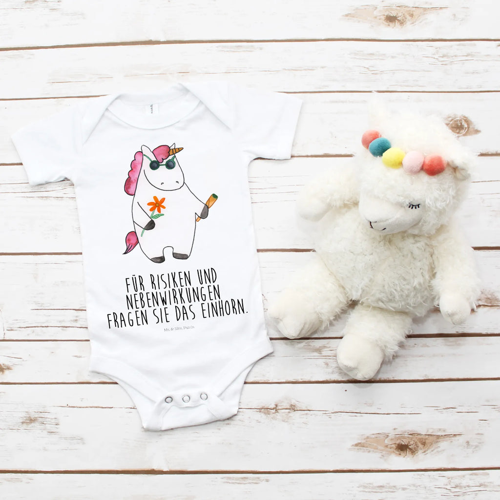 Organic Baby Body Einhorn Woodstock Babykleidung, Babystrampler, Strampler, Wickelbody, Baby Erstausstattung, Junge, Mädchen, Einhorn, Einhörner, Einhorn Deko, Pegasus, Unicorn, Kiffen, Joint, Zigarette, Alkohol, Party, Spaß. lustig, witzig, Woodstock