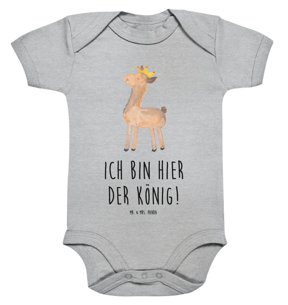 Organic Baby Body Lama König Babykleidung, Babystrampler, Strampler, Wickelbody, Baby Erstausstattung, Junge, Mädchen, Lama, Alpaka, Lamas, König, Königin, Freundin, Mama, Papa, Büro Kollege, Kollegin, Chef, Vorgesetzter, Abi, Abitur