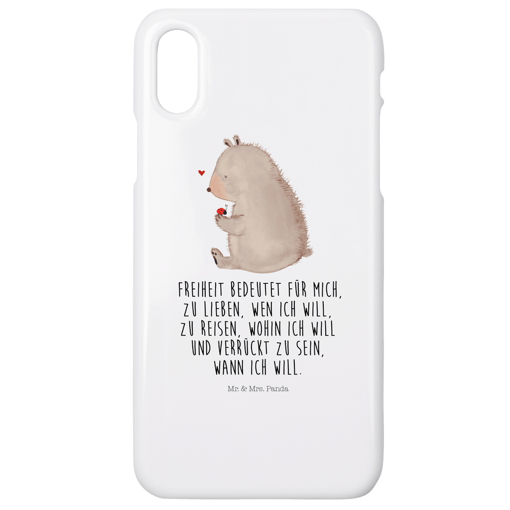 Handyhülle Bär Marienkäfer Iphone 11, Handyhülle, Smartphone Hülle, Handy Case, Handycover, Hülle, Bär, Teddy, Teddybär, Marienkäfer, Liebe, Freiheit, Motivation, Das Leben ist schön