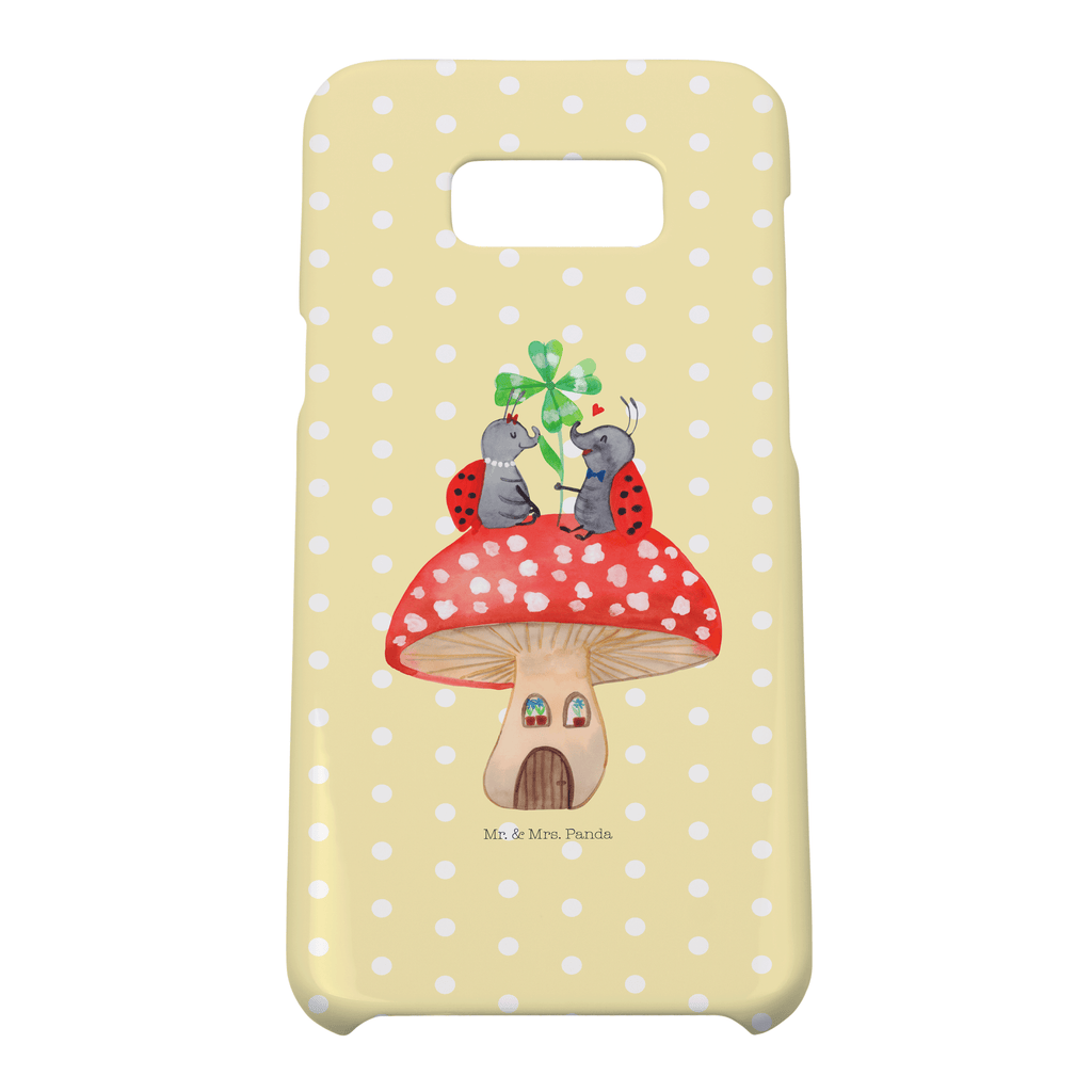 Handyhülle Marienkäfer Fliegenpilz Handyhülle, Handycover, Cover, Handy, Hülle, Samsung Galaxy S8 plus, Tiermotive, Gute Laune, lustige Sprüche, Tiere, Haus, Wohnung, zuhause, Fliegenpilz, Marienkäfer, Fleigenpilzhaus