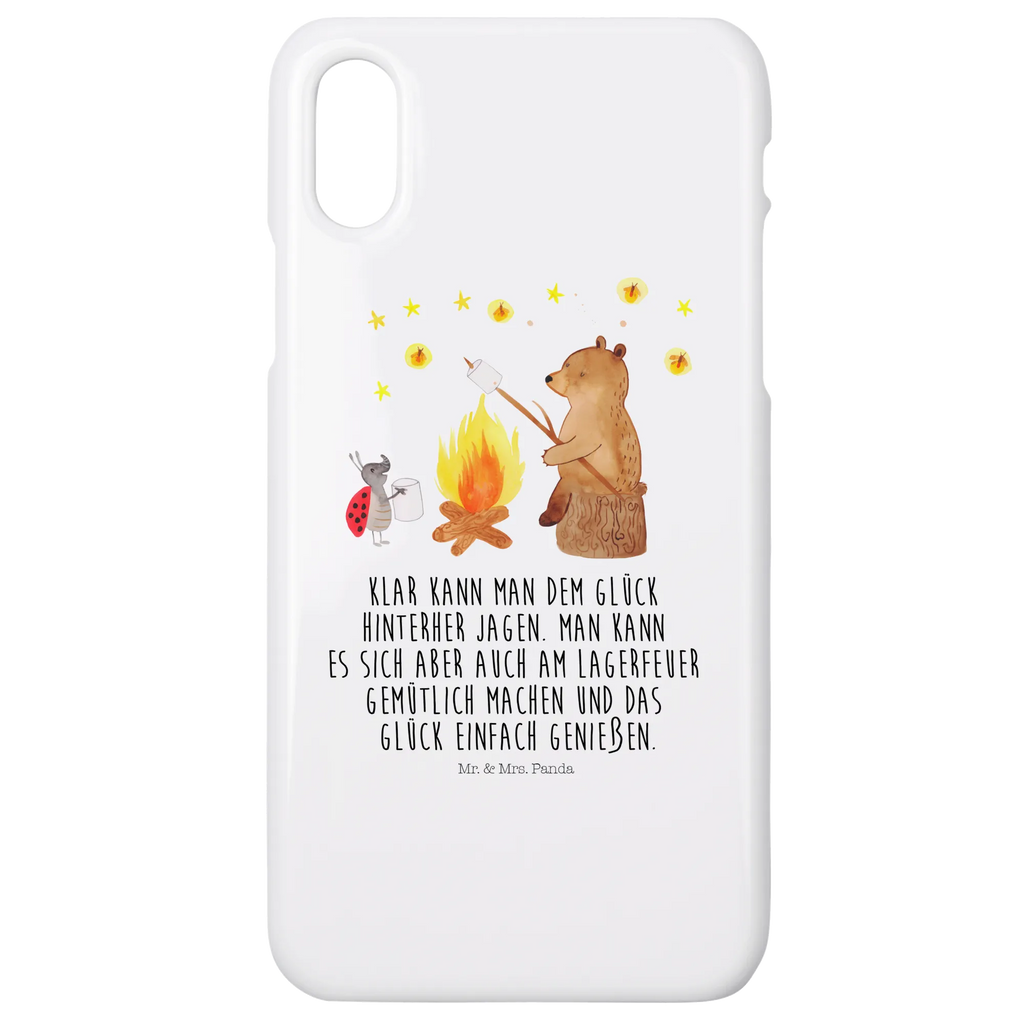 Handyhülle Bär & Marienkäfer Lagerfeuer Handyhülle, Handycover, Cover, Handy, Hülle, Iphone 10, Iphone X, Bär, Teddy, Teddybär, Lagerfeuer