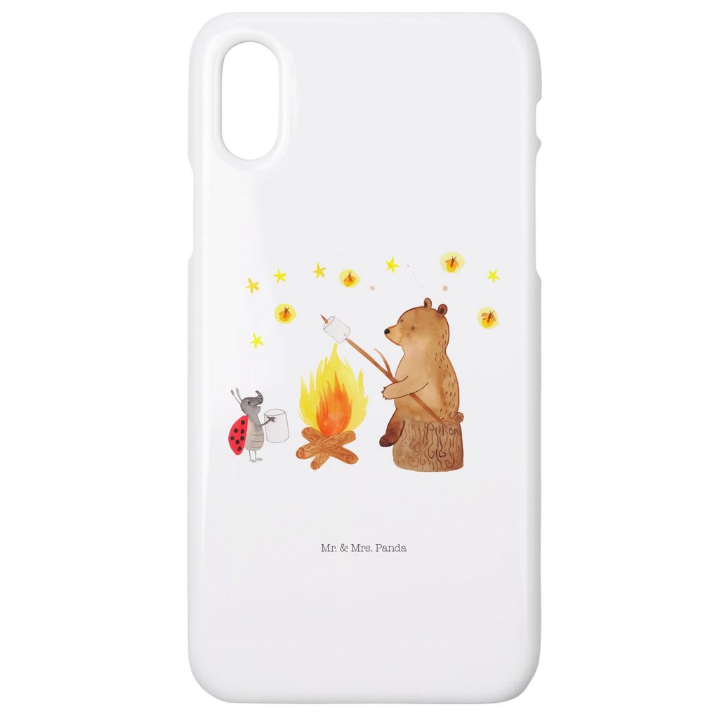 Handyhülle Bär & Marienkäfer Lagerfeuer Handyhülle, Handycover, Cover, Handy, Hülle, Iphone 10, Iphone X, Bär, Teddy, Teddybär, Lagerfeuer