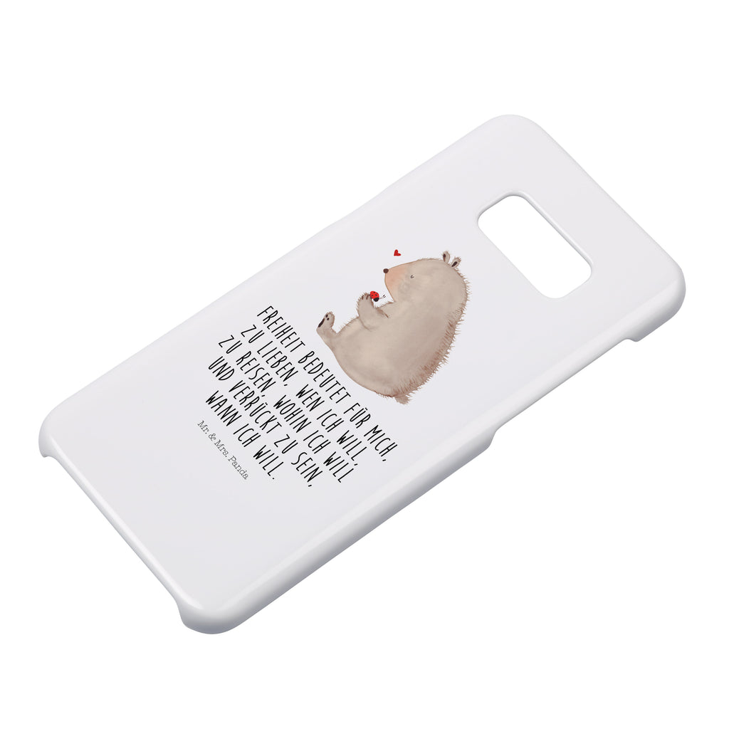 Handyhülle Bär Marienkäfer Iphone 11, Handyhülle, Smartphone Hülle, Handy Case, Handycover, Hülle, Bär, Teddy, Teddybär, Marienkäfer, Liebe, Freiheit, Motivation, Das Leben ist schön