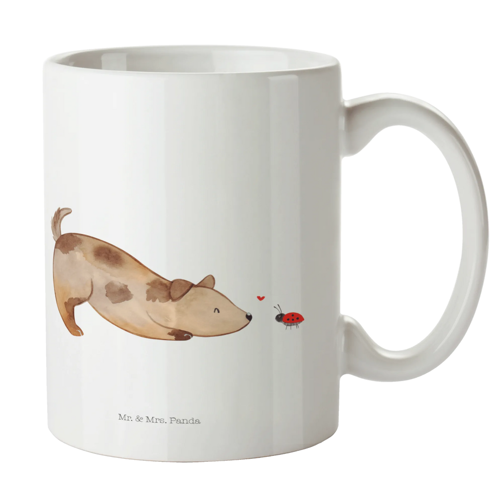 Tasse Hund Marienkäfer Tasse, Kaffeetasse, Teetasse, Becher, Kaffeebecher, Teebecher, Keramiktasse, Porzellantasse, Büro Tasse, Geschenk Tasse, Tasse Sprüche, Tasse Motive, Kaffeetassen, Tasse bedrucken, Designer Tasse, Cappuccino Tassen, Schöne Teetassen, Hund, Hundemotiv, Haustier, Hunderasse, Tierliebhaber, Hundebesitzer, Sprüche, Hunde, Hundespruch, Marienkäfer, Mischling, Mischlinghund