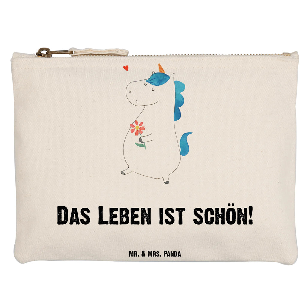 Schminktasche Einhorn Spaziergang Schminktasche, Kosmetiktasche, Kosmetikbeutel, Stiftemäppchen, Etui, Federmappe, Makeup, XXL, Schminketui, Kosmetiketui, Schlamperetui, Einhorn, Einhörner, Einhorn Deko, Pegasus, Unicorn, Glitzer, Blumen, Spaziergang, Motivation, Gute Laune, Freude, Freundin, Mutter, Schwester