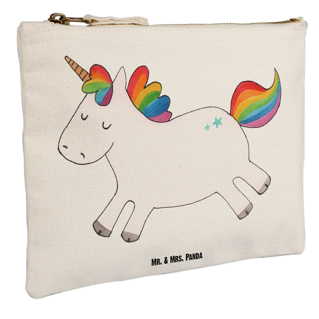 Schminktasche Einhorn Happy Schminktasche, Kosmetiktasche, Kosmetikbeutel, Stiftemäppchen, Etui, Federmappe, Makeup, XXL, Schminketui, Kosmetiketui, Schlamperetui, Einhorn, Einhörner, Einhorn Deko, Pegasus, Unicorn, glücklich, fröhlich, Spaß, Freude, Lebensfreude, witzig, spannend, Lächeln, Lachen