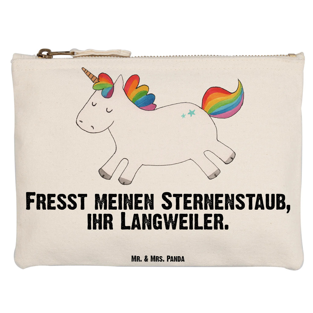 Schminktasche Einhorn Happy Schminktasche, Kosmetiktasche, Kosmetikbeutel, Stiftemäppchen, Etui, Federmappe, Makeup, XXL, Schminketui, Kosmetiketui, Schlamperetui, Einhorn, Einhörner, Einhorn Deko, Pegasus, Unicorn, glücklich, fröhlich, Spaß, Freude, Lebensfreude, witzig, spannend, Lächeln, Lachen