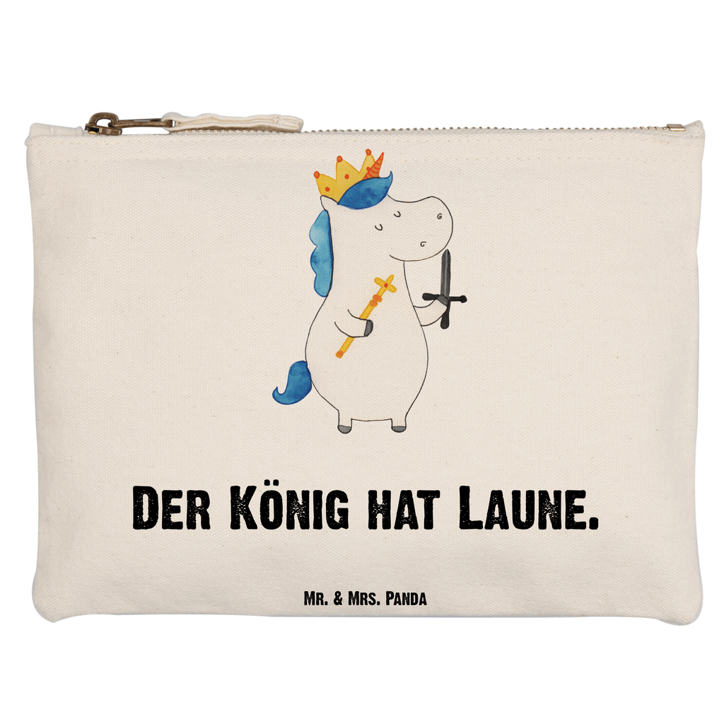 Schminktasche Einhorn König mit Schwert Schminktasche, Kosmetiktasche, Kosmetikbeutel, Stiftemäppchen, Etui, Federmappe, Makeup, XXL, Schminketui, Kosmetiketui, Schlamperetui, Einhorn, Einhörner, Einhorn Deko, Pegasus, Unicorn, König, Ritter, Mittelalter