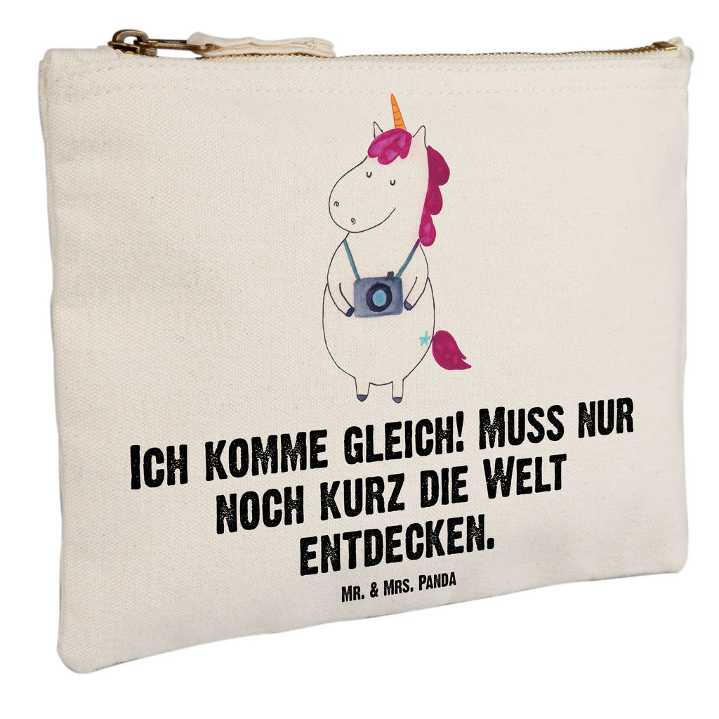 Schminktasche Einhorn Fotograf Schminktasche, Kosmetiktasche, Kosmetikbeutel, Stiftemäppchen, Etui, Federmappe, Makeup, XXL, Schminketui, Kosmetiketui, Schlamperetui, Einhorn, Einhörner, Einhorn Deko, Pegasus, Unicorn, Fotograf, Fotografie, Kamera, Reisen, Weltreise, Weltenbummler, Urlaub, Tourist, Kurztrip, Reise, Städtereise