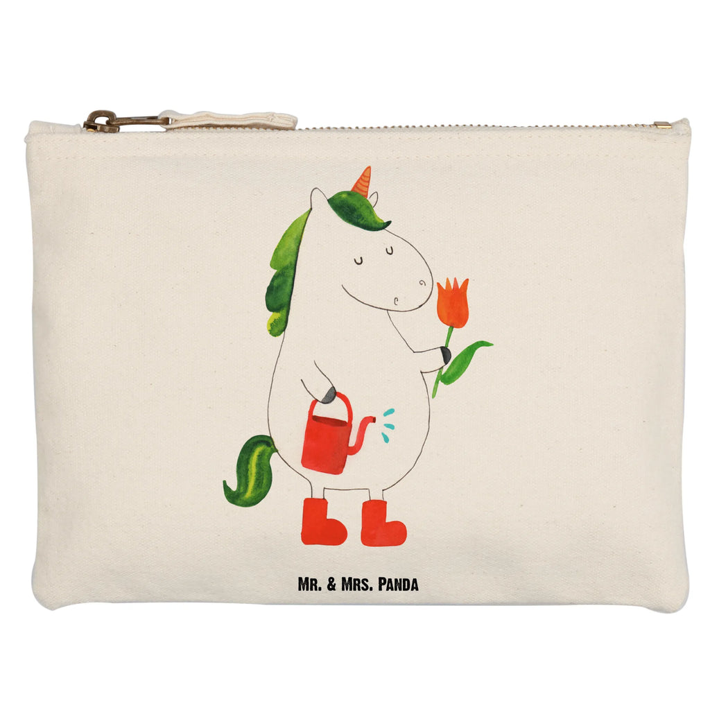 Schminktasche Einhorn Gärtner Schminktasche, Kosmetiktasche, Kosmetikbeutel, Stiftemäppchen, Etui, Federmappe, Makeup, XXL, Schminketui, Kosmetiketui, Schlamperetui, Einhorn, Einhörner, Einhorn Deko, Pegasus, Unicorn, Luftballon, Gießkanne, Giesskanne, Lebenslust, Freude, Blume, Freundin, Garten, Stiefel