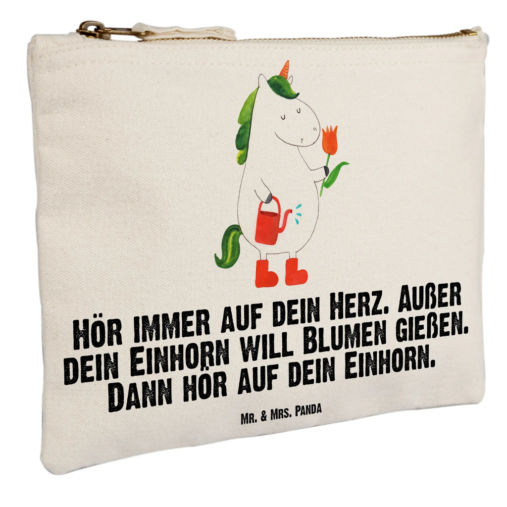 Schminktasche Einhorn Gärtner Schminktasche, Kosmetiktasche, Kosmetikbeutel, Stiftemäppchen, Etui, Federmappe, Makeup, XXL, Schminketui, Kosmetiketui, Schlamperetui, Einhorn, Einhörner, Einhorn Deko, Pegasus, Unicorn, Luftballon, Gießkanne, Giesskanne, Lebenslust, Freude, Blume, Freundin, Garten, Stiefel