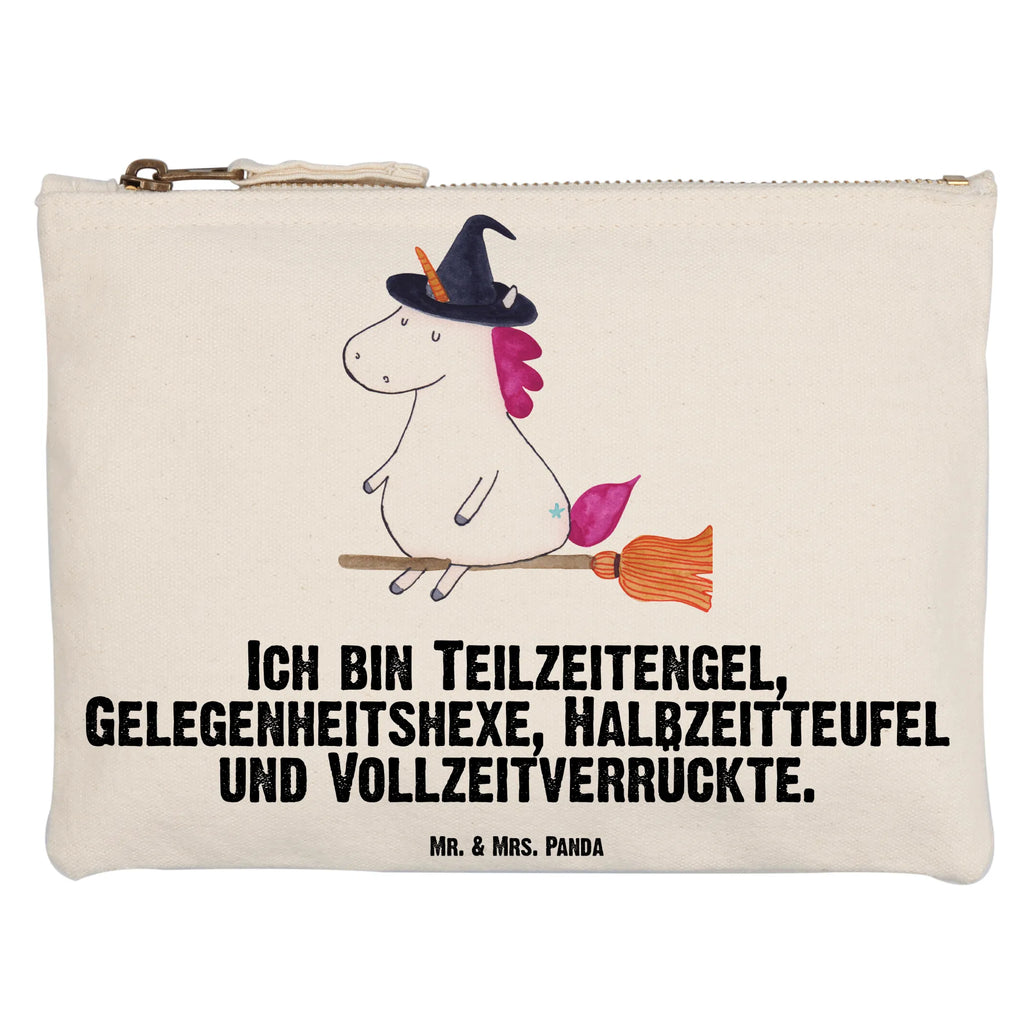 Schminktasche Einhorn Hexe Schminktasche, Kosmetiktasche, Kosmetikbeutel, Stiftemäppchen, Etui, Federmappe, Makeup, XXL, Schminketui, Kosmetiketui, Schlamperetui, Einhorn, Einhörner, Einhorn Deko, Unicorn, Frau, Ehefrau, Hexe, Teufel, Engel, Verrückte, Freundin, Leben, Zicke