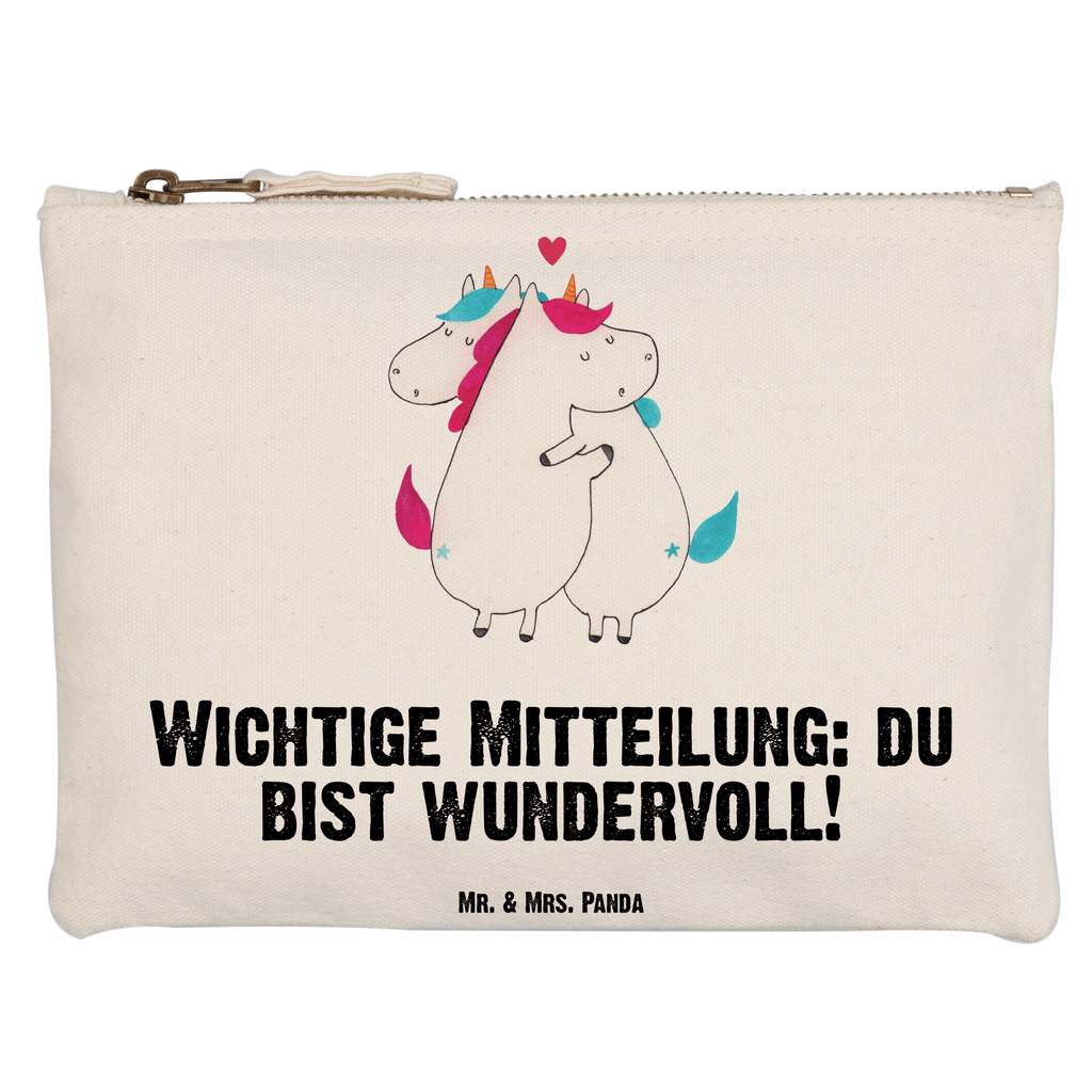 Schminktasche Einhorn Mitteilung Schminktasche, Kosmetiktasche, Kosmetikbeutel, Stiftemäppchen, Etui, Federmappe, Makeup, XXL, Schminketui, Kosmetiketui, Schlamperetui, Einhorn, Einhörner, Einhorn Deko, Pegasus, Unicorn, Valentinstag, Valentine, Liebe, Geschenk, Partner, Ehe, lustig, witzig, Spruch