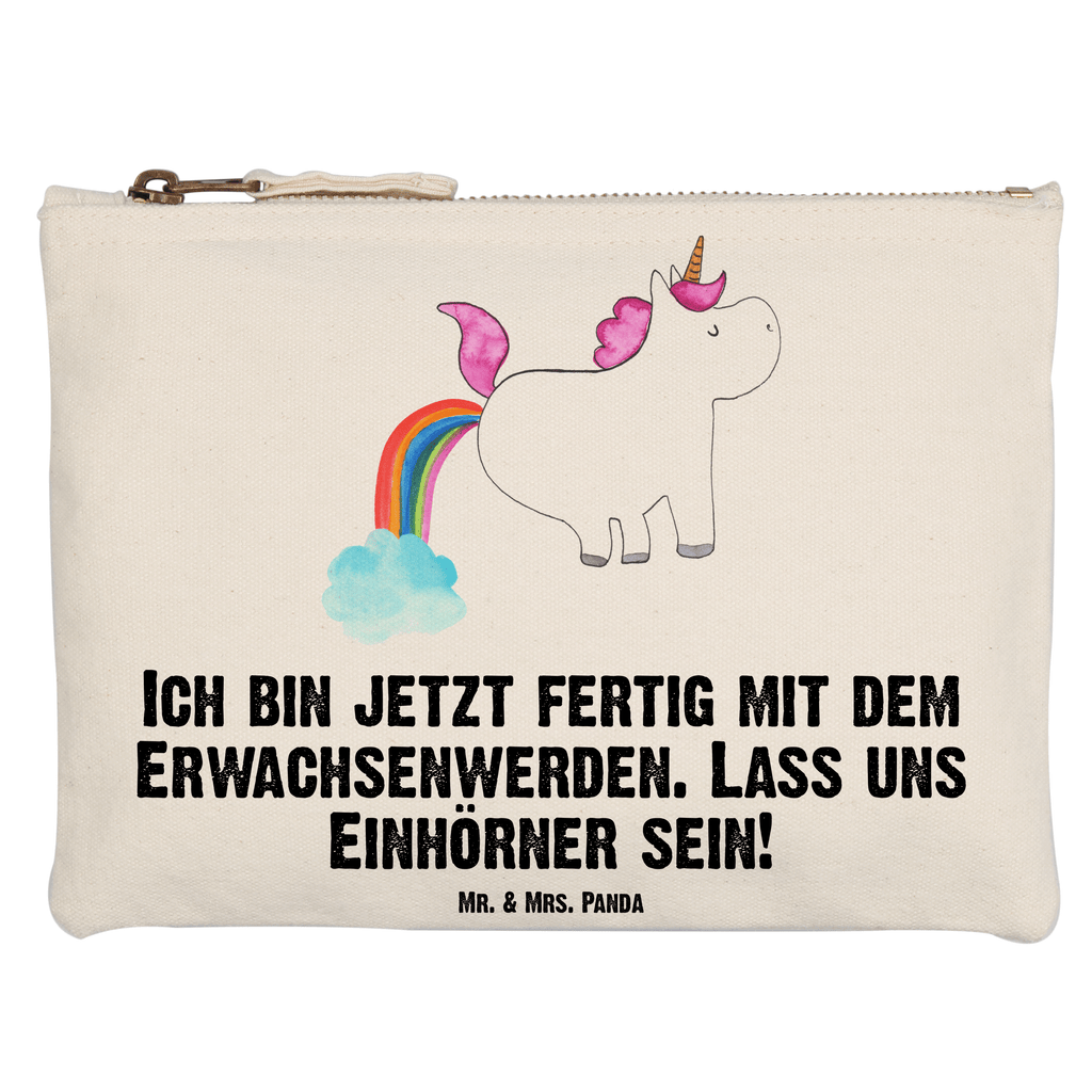 Schminktasche Einhorn Pupsen Schminktasche, Kosmetiktasche, Kosmetikbeutel, Stiftemäppchen, Etui, Federmappe, Makeup, XXL, Schminketui, Kosmetiketui, Schlamperetui, Einhorn, Einhörner, Einhorn Deko, Pegasus, Unicorn, Pups, Regenbogen, Glitzer, Einhornpower, Erwachsenwerden, Spaß, lustig, Freundin