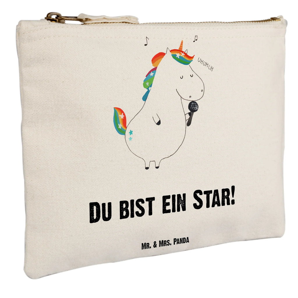 Schminktasche Einhorn Sänger Schminktasche, Kosmetiktasche, Kosmetikbeutel, Stiftemäppchen, Etui, Federmappe, Makeup, XXL, Schminketui, Kosmetiketui, Schlamperetui, Einhorn, Einhörner, Einhorn Deko, Pegasus, Unicorn, Glitzer, Konfetti, Party, Geburtstag, Feier, Fest, Disco, Sängerin, Sänger, Freundin