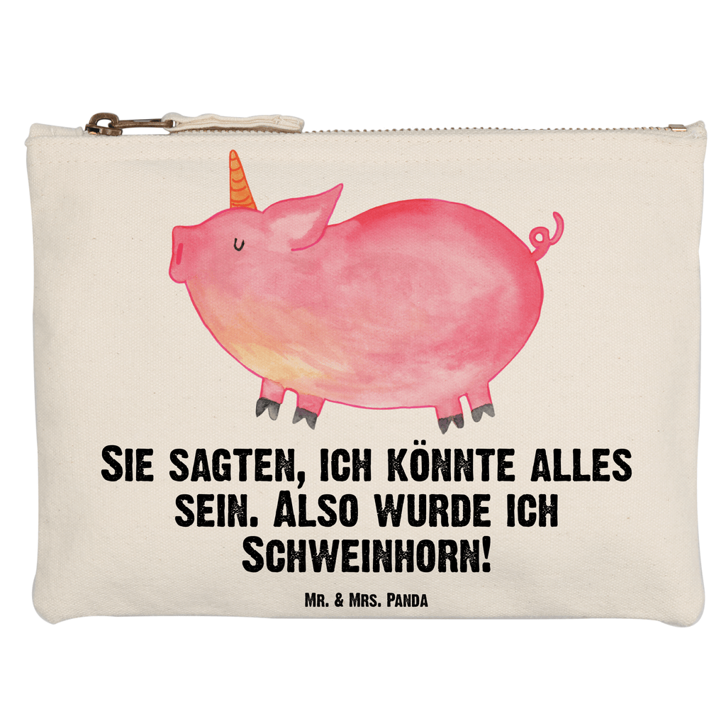 Schminktasche Einhorn Schweinhorn Schminktasche, Kosmetiktasche, Kosmetikbeutel, Stiftemäppchen, Etui, Federmappe, Makeup, XXL, Schminketui, Kosmetiketui, Schlamperetui, Einhorn, Einhörner, Einhorn Deko, Pegasus, Unicorn, Party, Spaß, Schwein, Schweinhorn, Bauer, witzig. lustig, Spruch, geschenk, Pig, Piggy, funny, english, englisch