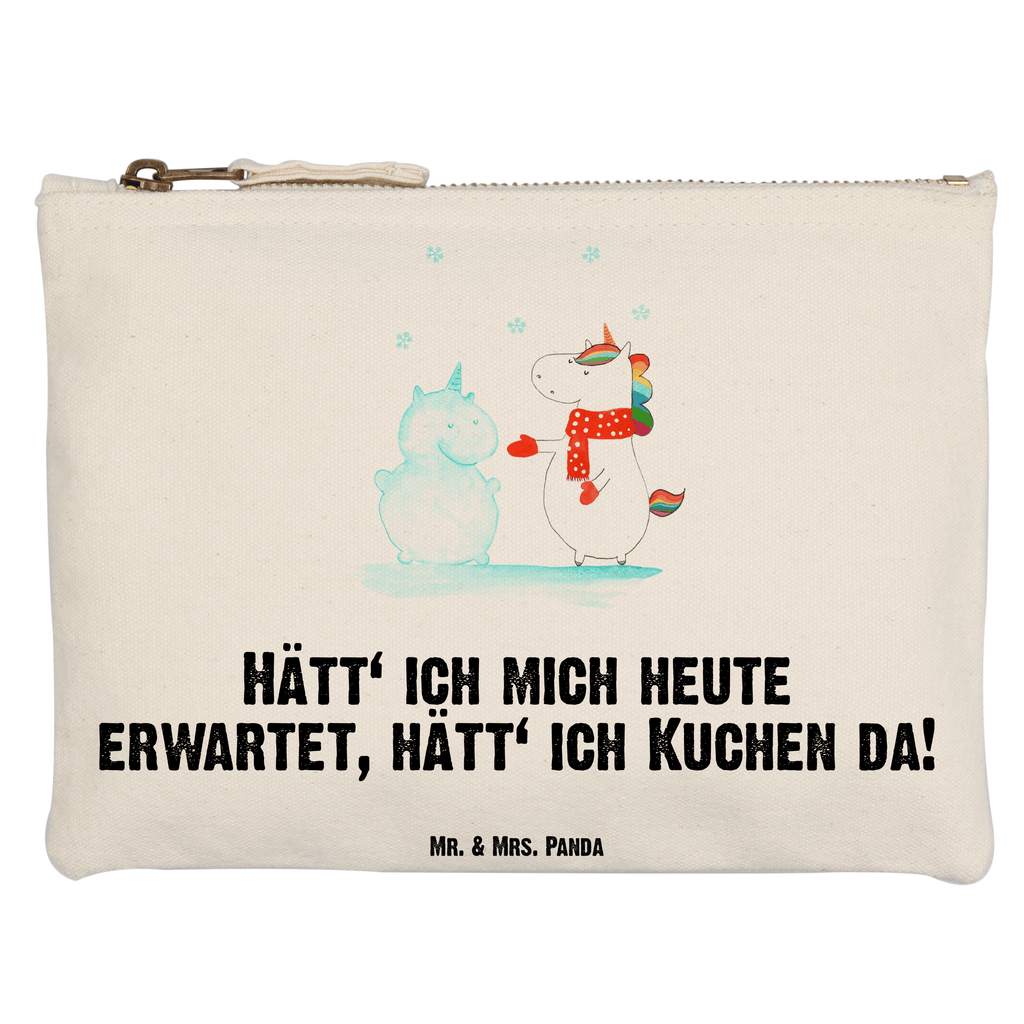 Schminktasche Einhorn Schneemann Schminktasche, Kosmetiktasche, Kosmetikbeutel, Stiftemäppchen, Etui, Federmappe, Makeup, XXL, Schminketui, Kosmetiketui, Schlamperetui, Einhorn, Einhörner, Einhorn Deko, Pegasus, Unicorn, Schneemann, Winter, Schnee, Kuchen, Weihnachten, kalt, Mütze, Handschuhe, X-Mas