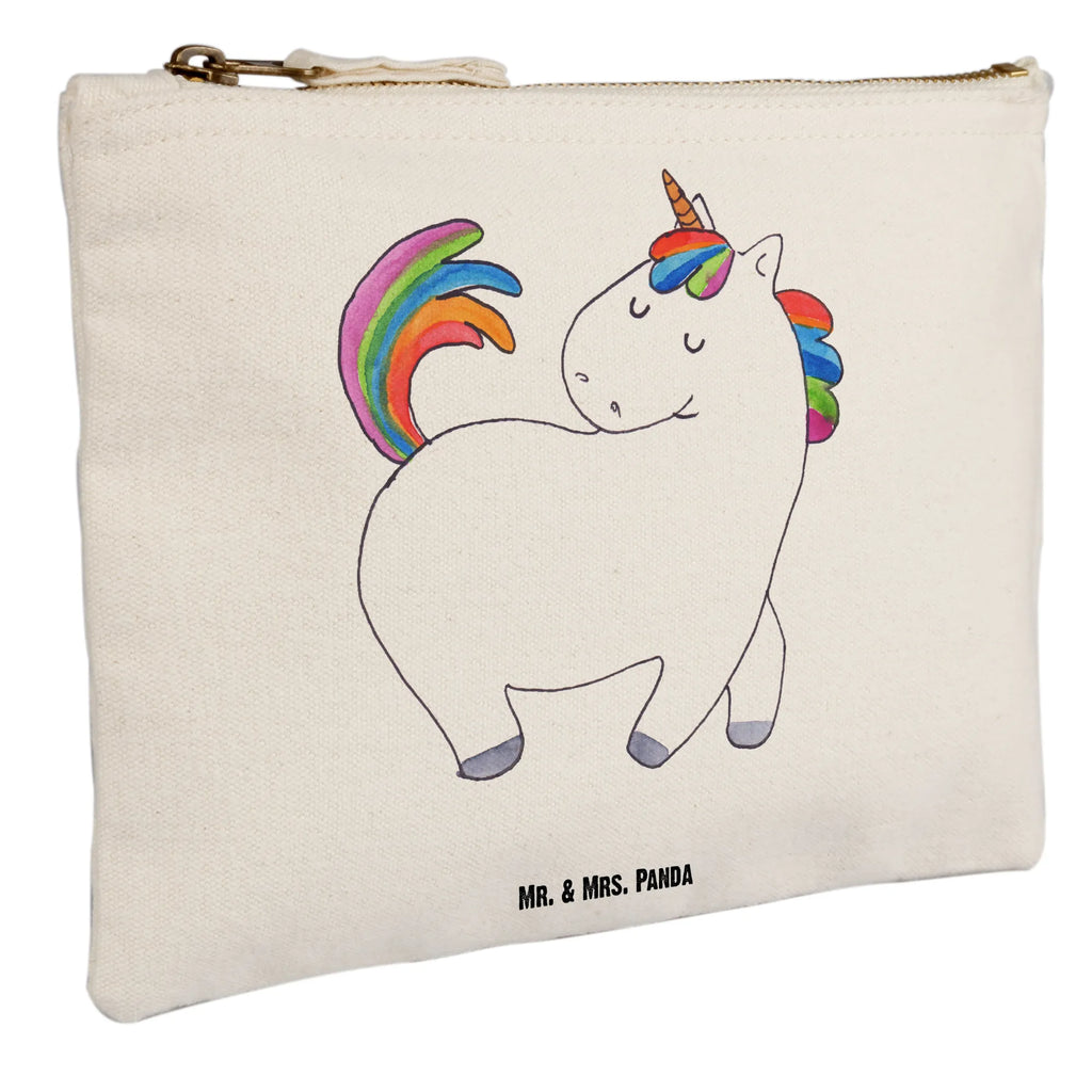 Schminktasche Einhorn Stolzieren Schminktasche, Kosmetiktasche, Kosmetikbeutel, Stiftemäppchen, Etui, Federmappe, Makeup, XXL, Schminketui, Kosmetiketui, Schlamperetui, Einhorn, Einhörner, Einhorn Deko, Pegasus, Unicorn, stolz, anders, bunt, Pferd, Reiter, Reiten, Freundin, Geschenk