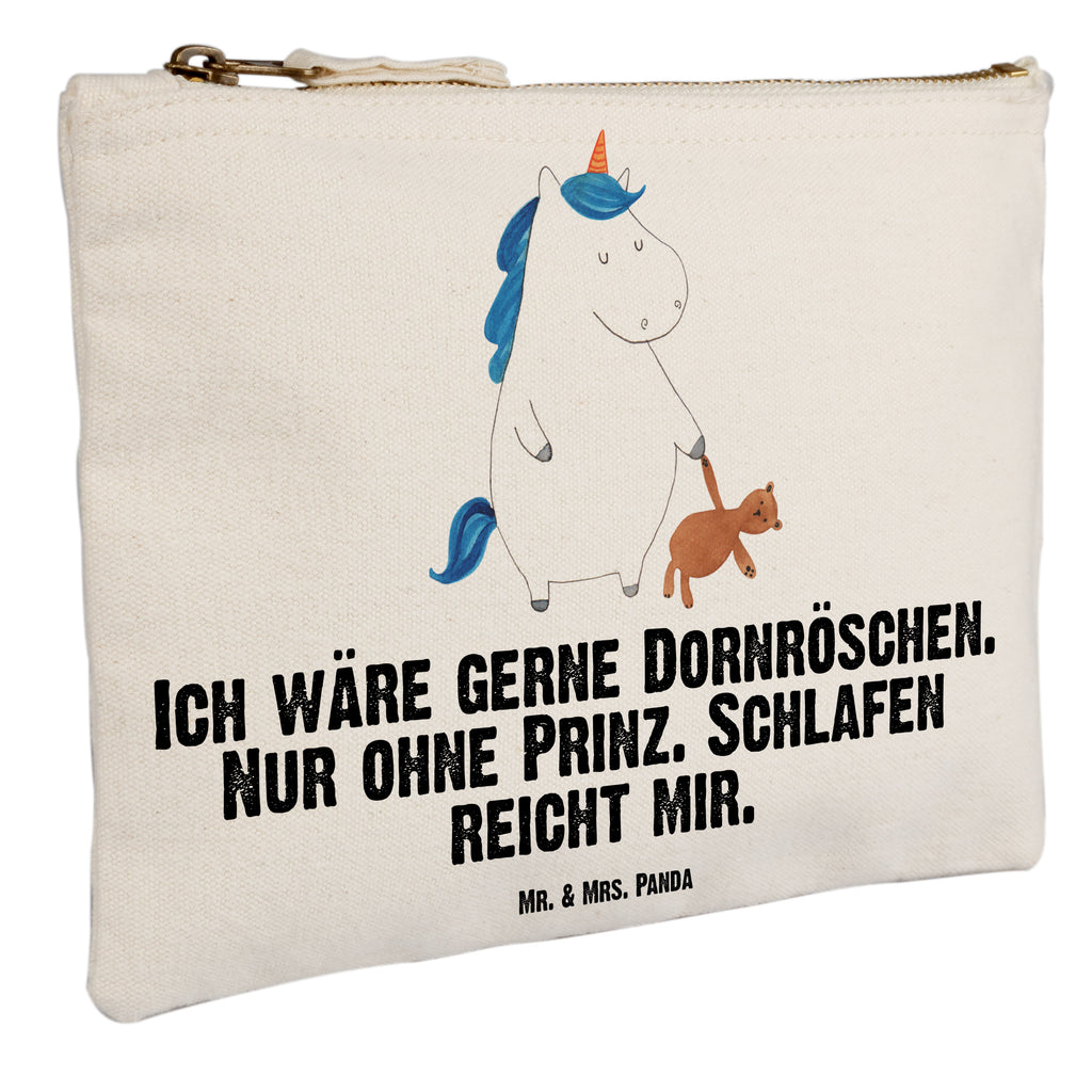 Schminktasche Einhorn Teddy Schminktasche, Kosmetiktasche, Kosmetikbeutel, Stiftemäppchen, Etui, Federmappe, Makeup, XXL, Schminketui, Kosmetiketui, Schlamperetui, Einhorn, Einhörner, Einhorn Deko, Pegasus, Unicorn, schlafen, gute Nacht, Single, Bett, Träumen, Freundin, Singleleben