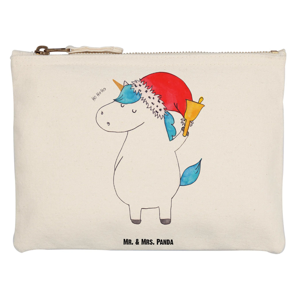 Schminktasche Einhorn Weihnachtsmann Schminktasche, Kosmetiktasche, Kosmetikbeutel, Stiftemäppchen, Etui, Federmappe, Makeup, XXL, Schminketui, Kosmetiketui, Schlamperetui, Einhorn, Einhörner, Einhorn Deko, Pegasus, Unicorn, Gin, Schokolade, Schoki, Weihnachten, Weihnachtsmann, Nikolaus, Wunschzettel, Wunschliste, Feenstaub