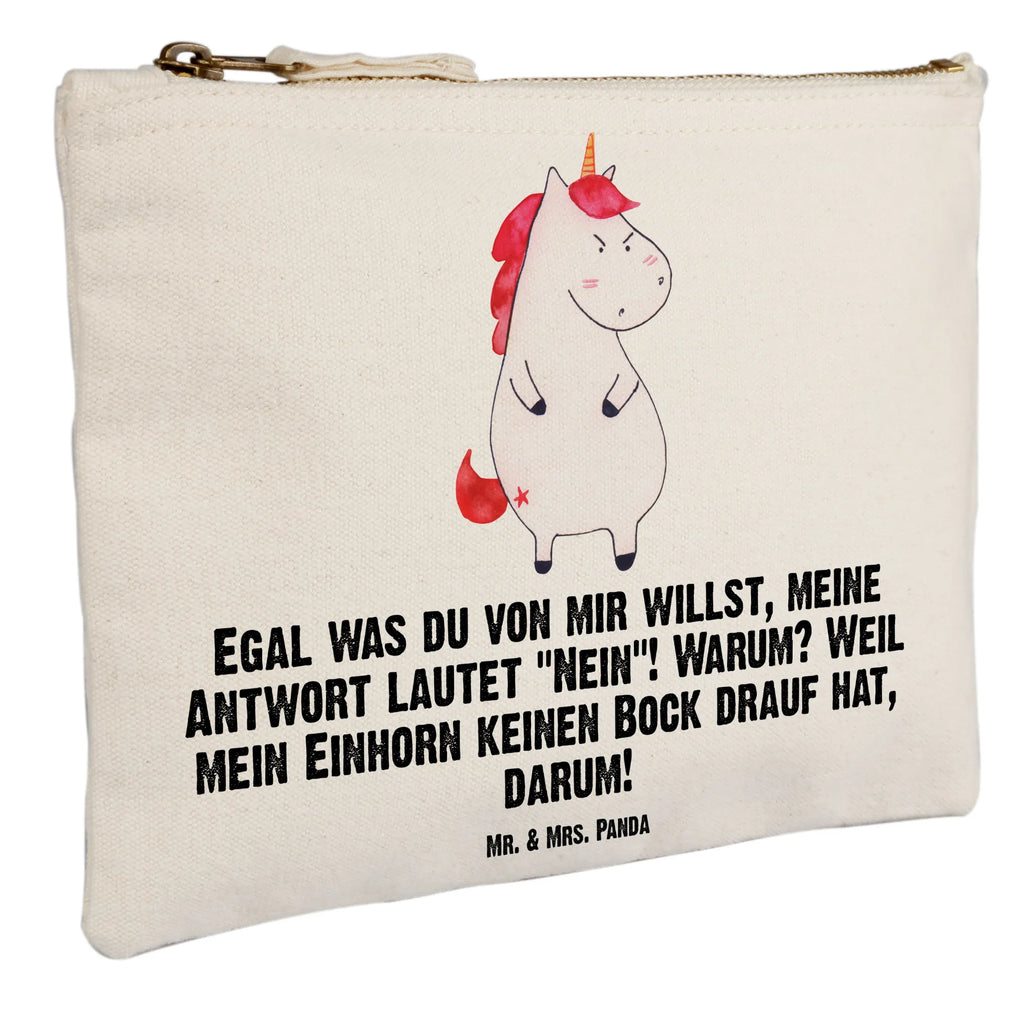 Schminktasche Einhorn Wut Schminktasche, Kosmetiktasche, Kosmetikbeutel, Stiftemäppchen, Etui, Federmappe, Makeup, XXL, Schminketui, Kosmetiketui, Schlamperetui, Einhorn, Einhörner, Einhorn Deko, Pegasus, Unicorn, Realität, Ansage, lustlos, nein, Büro, Arbeit, wütend, dumme Fragen, lustig, Spaß, Geschenk