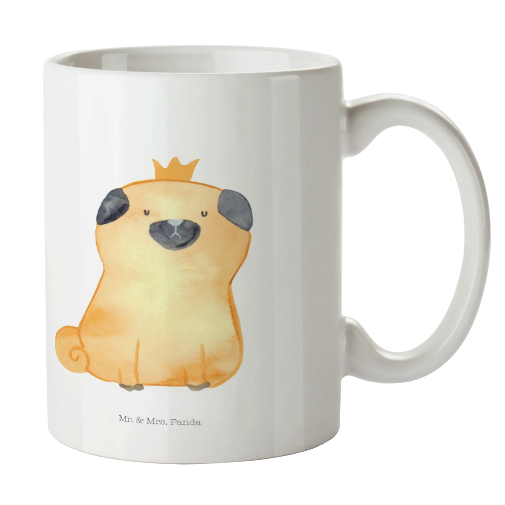 Tasse Mops Krone Tasse, Kaffeetasse, Teetasse, Becher, Kaffeebecher, Teebecher, Keramiktasse, Porzellantasse, Büro Tasse, Geschenk Tasse, Tasse Sprüche, Tasse Motive, Kaffeetassen, Tasse bedrucken, Designer Tasse, Cappuccino Tassen, Schöne Teetassen, Hund, Hundemotiv, Haustier, Hunderasse, Tierliebhaber, Hundebesitzer, Sprüche, Mops, allergisch, kinderlos, Hausregel, Hundebesitzer. Spruch, lustig