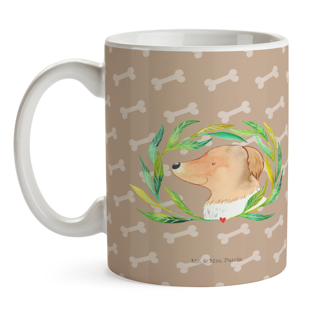 Tasse Hund Blumen Tasse, Kaffeetasse, Teetasse, Becher, Kaffeebecher, Teebecher, Keramiktasse, Porzellantasse, Büro Tasse, Geschenk Tasse, Tasse Sprüche, Tasse Motive, Kaffeetassen, Tasse bedrucken, Designer Tasse, Cappuccino Tassen, Schöne Teetassen, Hund, Hundemotiv, Haustier, Hunderasse, Tierliebhaber, Hundebesitzer, Sprüche, Ranke, Therapie, Selbsttherapie, Hundeliebe, Hundeglück, Hunde