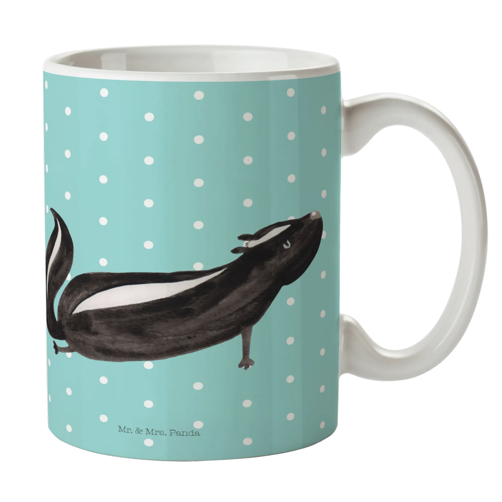 Tasse Stinktier Yoga Tasse, Kaffeetasse, Teetasse, Becher, Kaffeebecher, Teebecher, Keramiktasse, Porzellantasse, Büro Tasse, Geschenk Tasse, Tasse Sprüche, Tasse Motive, Kaffeetassen, Tasse bedrucken, Designer Tasse, Cappuccino Tassen, Schöne Teetassen, Stinktier, Skunk, Wildtier, Raubtier, Stinker, Stinki, Yoga, Namaste, Lebe, Liebe, Lache