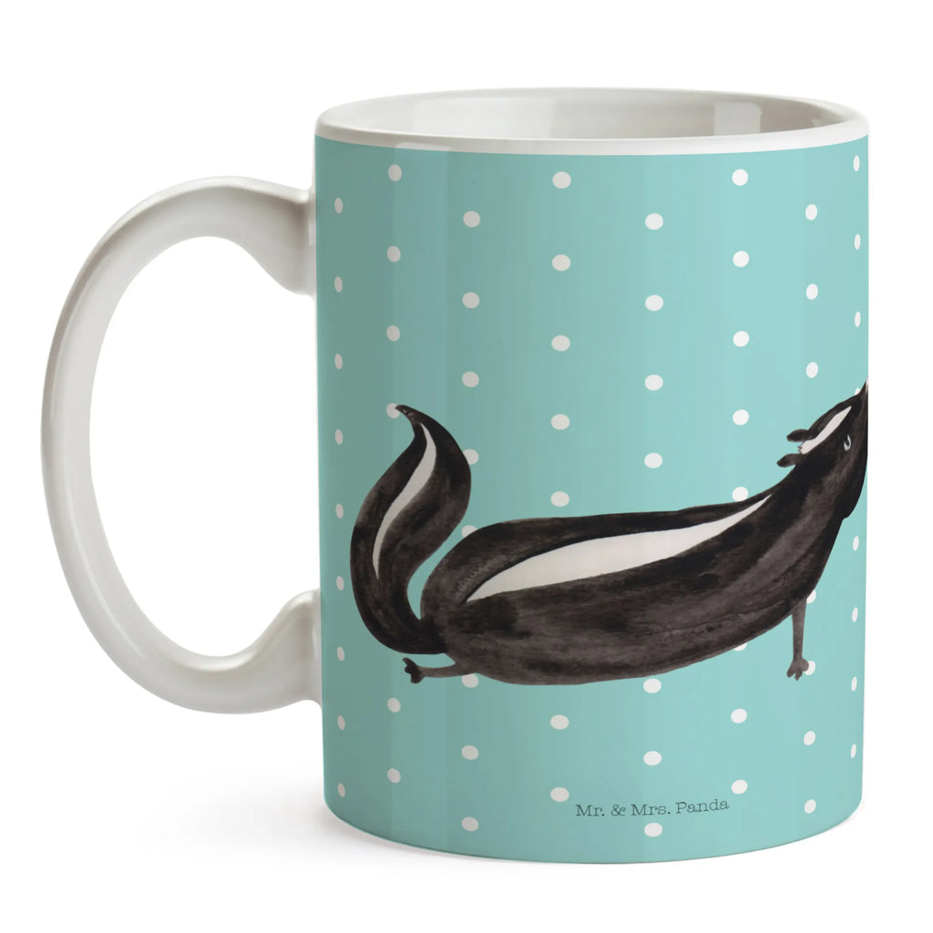 Tasse Stinktier Yoga Tasse, Kaffeetasse, Teetasse, Becher, Kaffeebecher, Teebecher, Keramiktasse, Porzellantasse, Büro Tasse, Geschenk Tasse, Tasse Sprüche, Tasse Motive, Kaffeetassen, Tasse bedrucken, Designer Tasse, Cappuccino Tassen, Schöne Teetassen, Stinktier, Skunk, Wildtier, Raubtier, Stinker, Stinki, Yoga, Namaste, Lebe, Liebe, Lache