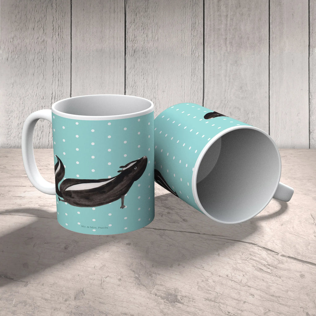 Tasse Stinktier Yoga Tasse, Kaffeetasse, Teetasse, Becher, Kaffeebecher, Teebecher, Keramiktasse, Porzellantasse, Büro Tasse, Geschenk Tasse, Tasse Sprüche, Tasse Motive, Kaffeetassen, Tasse bedrucken, Designer Tasse, Cappuccino Tassen, Schöne Teetassen, Stinktier, Skunk, Wildtier, Raubtier, Stinker, Stinki, Yoga, Namaste, Lebe, Liebe, Lache