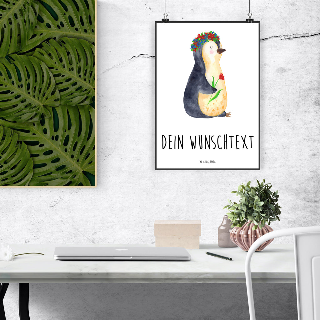 Personalisiertes Poster Pinguin Blumen Personalisiertes Poster, Personalisiertes Wandposter, Personalisiertes Bild, Personalisierte Wanddeko, Personalisiertes Küchenposter, Personalisiertes Kinderposter, Personalisierte Wanddeko Bild, Personalisierte Raumdekoration, Personalisierte Wanddekoration, Personalisiertes Handgemaltes Poster, Personalisiertes Designposter, Personalisierter Kunstdruck, Personalisierter Posterdruck, Poster mit Namen, Wandposter mit Namen, Bild mit Namen, Wanddeko mit Namen, Küchenposter mit Namen, Kinderposter mit Namen, Wanddeko Bild mit Namen, Raumdekoration mit Namen, Wanddekoration mit Namen, Kunstdruck mit Namen, Posterdruck mit Namen, Wunschtext Poster, Poster selbst gestalten., Pinguin, Pinguine, Blumenkranz, Universum, Leben, Wünsche, Ziele, Lebensziele, Motivation, Lebenslust, Liebeskummer, Geschenkidee