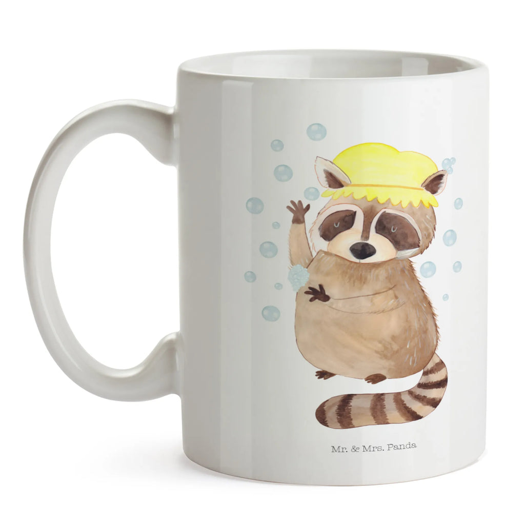 Tasse Waschbär Tasse, Kaffeetasse, Teetasse, Becher, Kaffeebecher, Teebecher, Keramiktasse, Porzellantasse, Büro Tasse, Geschenk Tasse, Tasse Sprüche, Tasse Motive, Kaffeetassen, Tasse bedrucken, Designer Tasse, Cappuccino Tassen, Schöne Teetassen, Tiermotive, Gute Laune, lustige Sprüche, Tiere, Waschbär, Tagträumen, Plan, Fröhlich, waschen, Seifenblasen