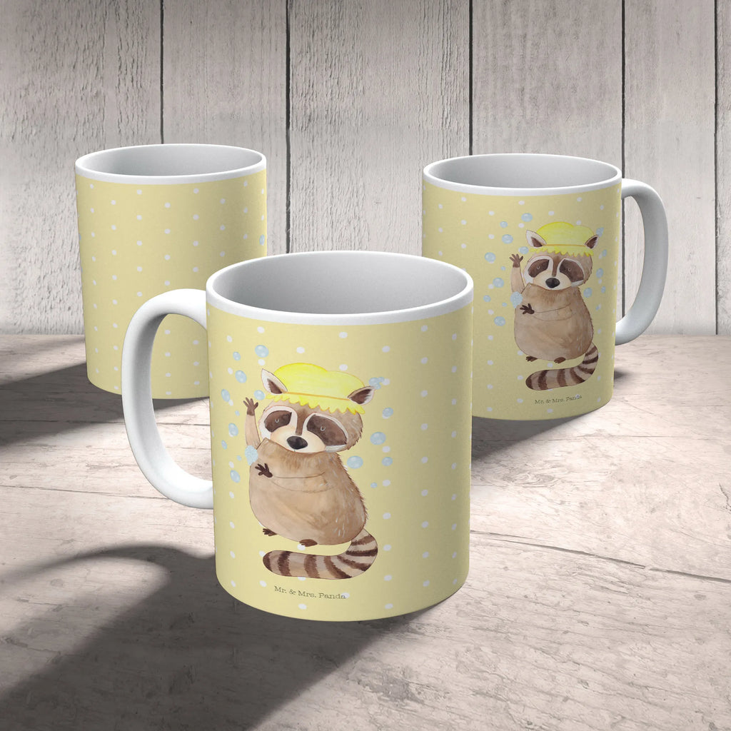 Tasse Waschbär Tasse, Kaffeetasse, Teetasse, Becher, Kaffeebecher, Teebecher, Keramiktasse, Porzellantasse, Büro Tasse, Geschenk Tasse, Tasse Sprüche, Tasse Motive, Kaffeetassen, Tasse bedrucken, Designer Tasse, Cappuccino Tassen, Schöne Teetassen, Tiermotive, Gute Laune, lustige Sprüche, Tiere, Waschbär, Tagträumen, Plan, Fröhlich, waschen, Seifenblasen