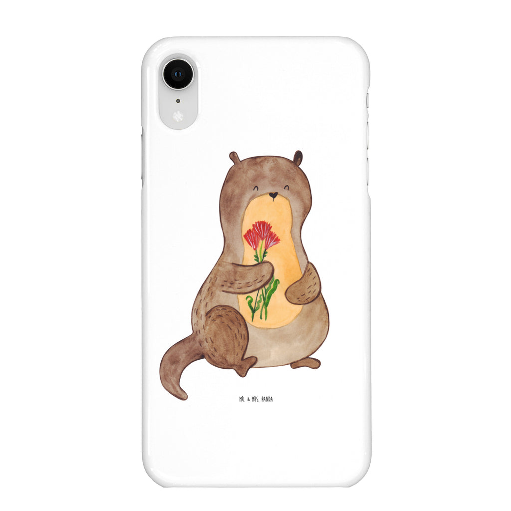 Handyhülle Otter Blumenstrauß Handyhülle, Handycover, Cover, Handy, Hülle, Iphone 10, Iphone X, Otter, Fischotter, Seeotter, Otter Seeotter See Otter