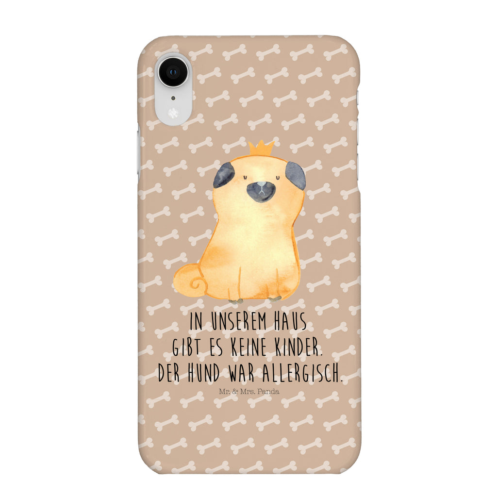 Handyhülle Mops Krone Handyhülle, Handycover, Cover, Handy, Hülle, Iphone 10, Iphone X, Hund, Hundemotiv, Haustier, Hunderasse, Tierliebhaber, Hundebesitzer, Sprüche, Mops, allergisch, kinderlos, Hausregel, Hundebesitzer. Spruch, lustig