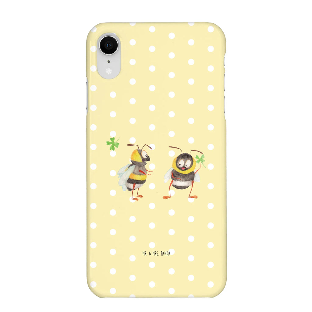 Handyhülle Hummeln Kleeblatt Handyhülle, Handycover, Cover, Handy, Hülle, Iphone 10, Iphone X, Tiermotive, Gute Laune, lustige Sprüche, Tiere, Hummel, Biene, Spruch positiv, Biene Deko, Spruch schön, glücklich sein, glücklich werden, Spruch fröhlich