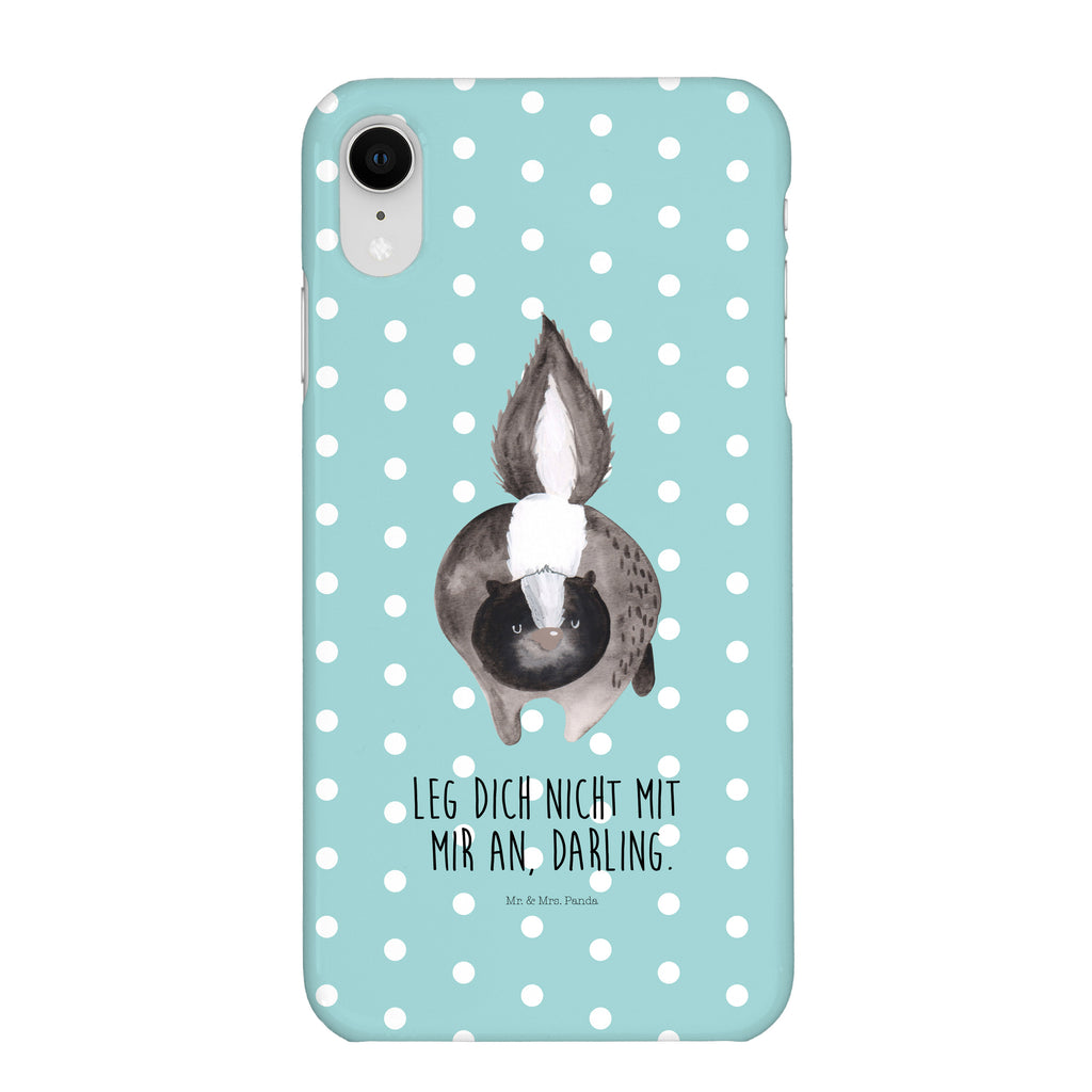 Handyhülle Stinktier Angriff Handyhülle, Handycover, Cover, Handy, Hülle, Samsung Galaxy S8 plus, Stinktier, Skunk, Wildtier, Raubtier, Stinker, Stinki, wütend, Drohung