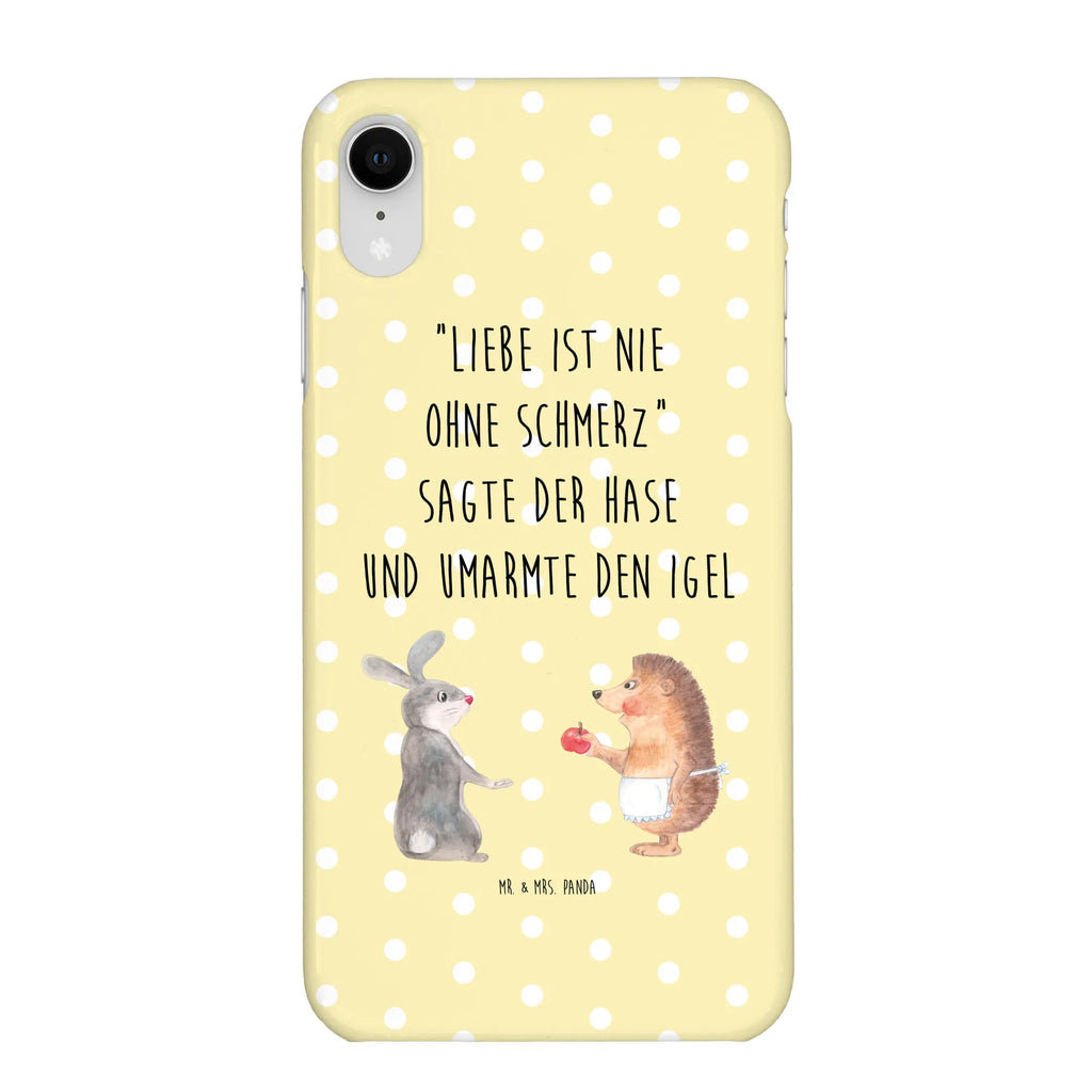 Handyhülle Hase Igel Handyhülle, Handycover, Cover, Handy, Hülle, Iphone 10, Iphone X, Tiermotive, Gute Laune, lustige Sprüche, Tiere, Igel und Hase, Igel, Hase, Liebe Spruch, Liebeskummer Geschenk, Herzschmerz, Trösten, Trennungsschmerz, Spruch romantisch