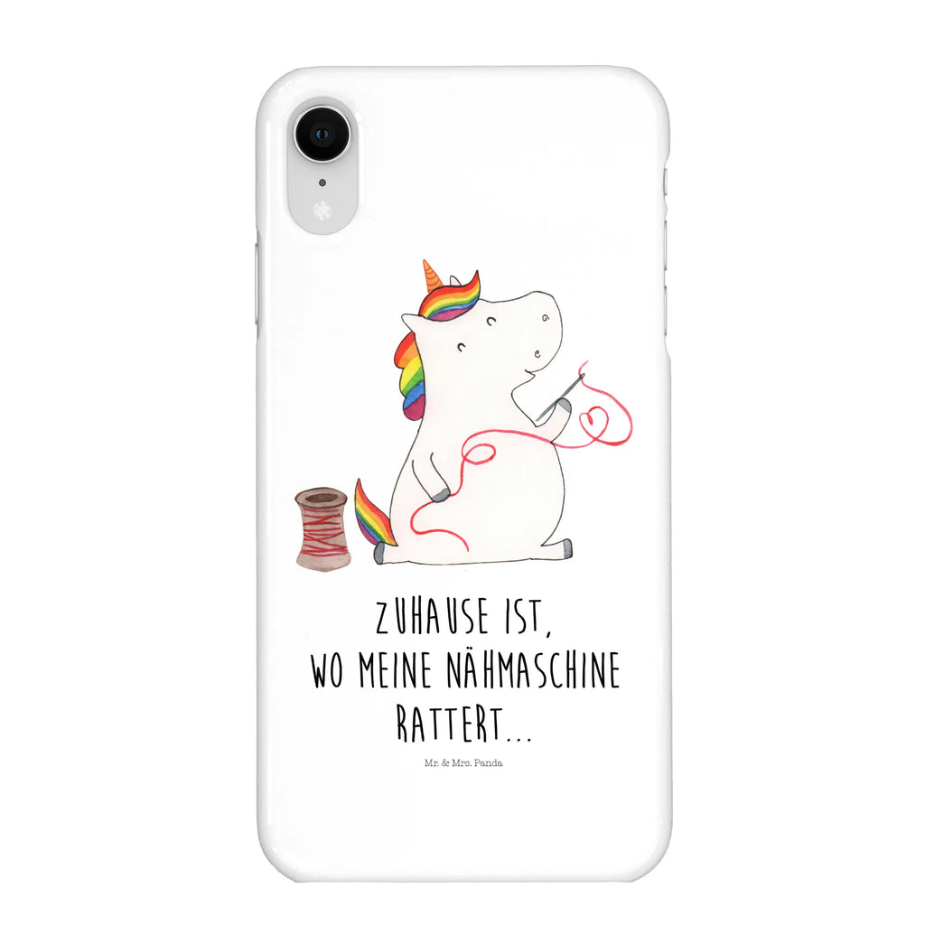 Handyhülle Einhorn Näherin Handyhülle, Handycover, Cover, Handy, Hülle, Iphone 10, Iphone X, Einhorn, Einhörner, Einhorn Deko, Pegasus, Unicorn, Näherin, nähen, Mädchen, Freundin, Häkeln, Stricken, basteln, Nähzimmer