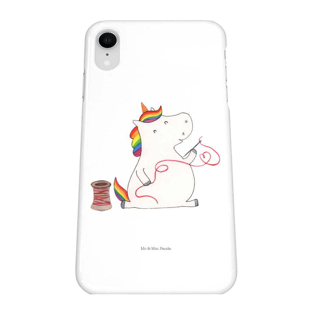 Handyhülle Einhorn Näherin Handyhülle, Handycover, Cover, Handy, Hülle, Iphone 10, Iphone X, Einhorn, Einhörner, Einhorn Deko, Pegasus, Unicorn, Näherin, nähen, Mädchen, Freundin, Häkeln, Stricken, basteln, Nähzimmer