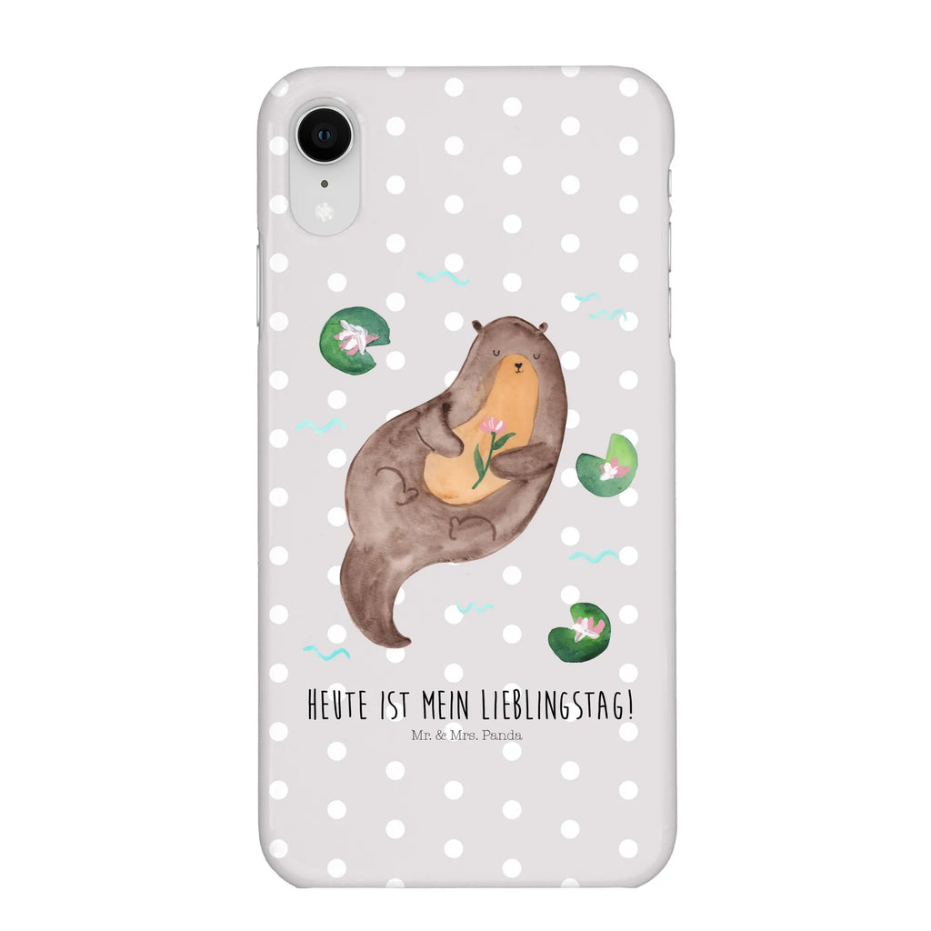 Handyhülle Otter Seerose Handyhülle, Handycover, Cover, Handy, Hülle, Iphone 10, Iphone X, Otter, Fischotter, Seeotter, Otter Seeotter See Otter